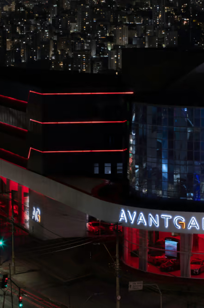 Avantgarde — tela do site 3